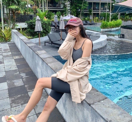 박성광♥ 이솔이, 레깅스로 뽐낸 슬렌더 몸매