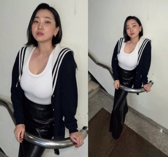 장윤주, 톱 모델답게 남다른 방송국 인증 사진