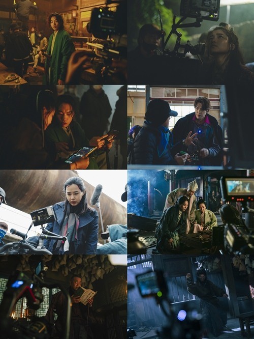 '외계+인' 2부 류준열X김태리X김우빈, 칼 간 현장