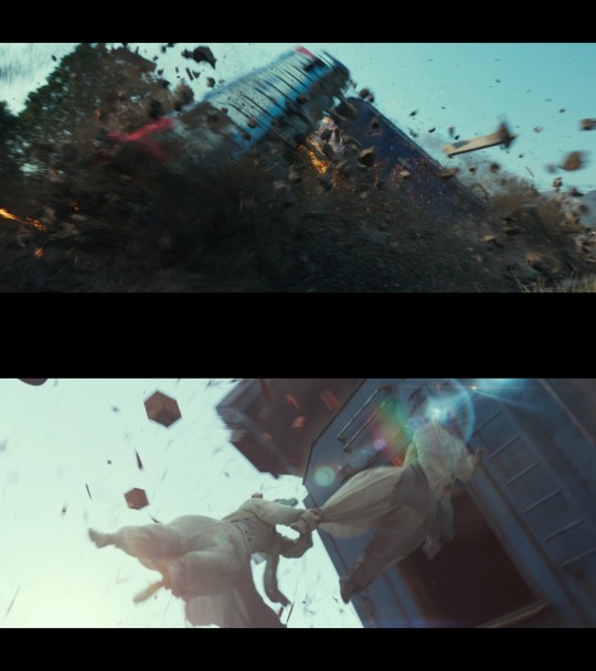 '외계+인' 2부 명장면, 붉은 대기 하바&기차 액션 최후의 전투