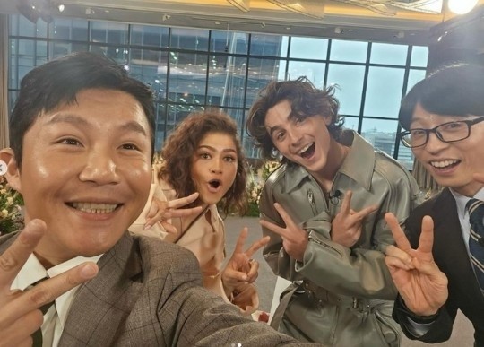 티모시 샬라메+젠데이아+유재석+조세호 '실화?'