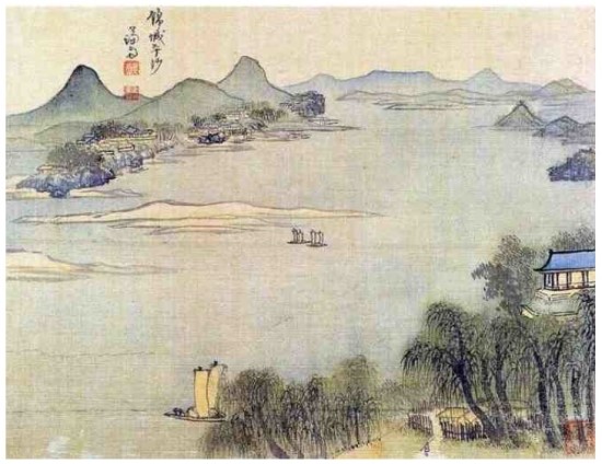 겸재 정선 ‘금성평사錦城平沙’