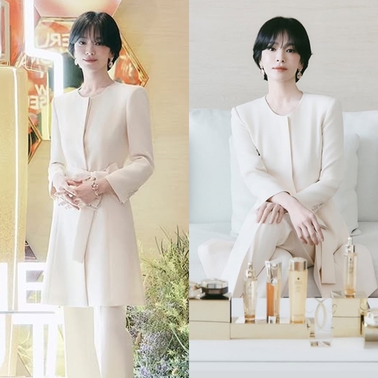 송혜교, '검은 수녀들' 손익 분기점 돌파 자축 세리머니?