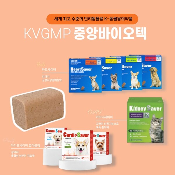 KVGMP 중앙바이오텍, 세계 최고 수준의 반려동물용 K-동물용의약품 연달... - 뉴스 썸네일 이미지