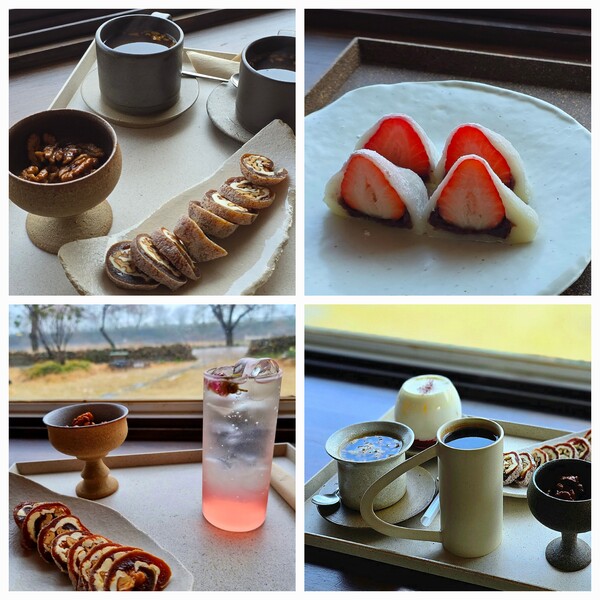 앵화당은 커피는 물론 대추차, 쌍화차 등 전통차와 잘 어우러지는 한과 베이스의 디저트가 일품이다.