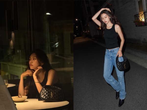 아이오아이-위키미키 김도연, 입생로랑 백 들고 그윽한 분위기