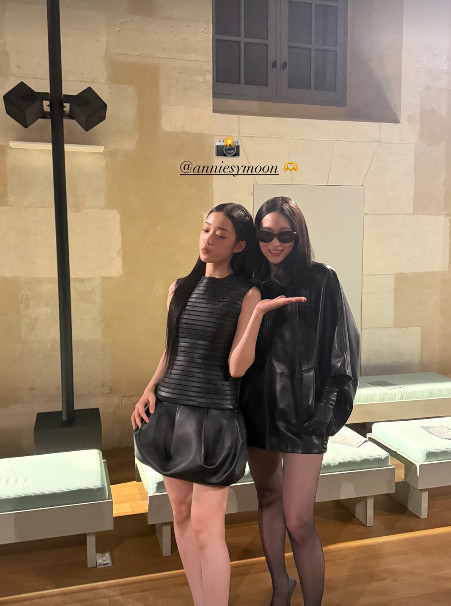 노윤서, 신세계 회장 장녀 애니와 명품 비주얼 과시