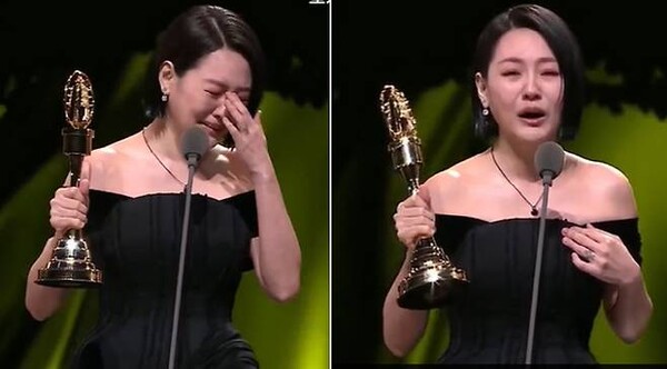 구준엽 처제 서희제, 눈물의 수상 소감 "서희원 영정에 바쳐"