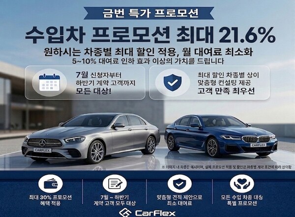 카플렉스, 독일 3사 중심 수입차 리스·장기렌트 특별 프로모션 진행