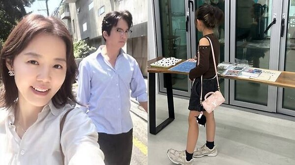<b>정준호</b><b>이하정 딸</b>, 기부 전시회 <b>명품 백</b> 메고 등장