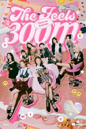 TWICE created the 15th 300 million view music video.