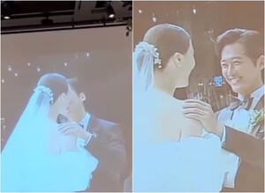 ‘천원짜리 변호사’ 남궁민-진아름 결혼식 공개