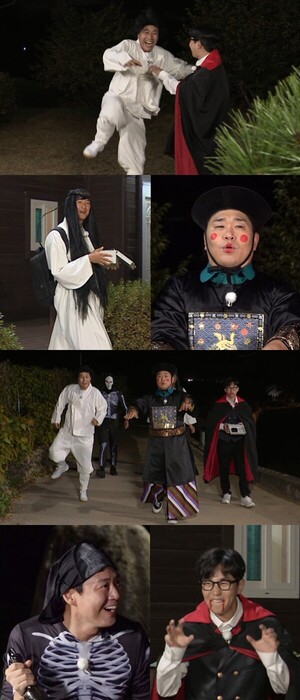 '1박 2일', '내 다리 내놔' 귀신 김종민 다리 사수 작전