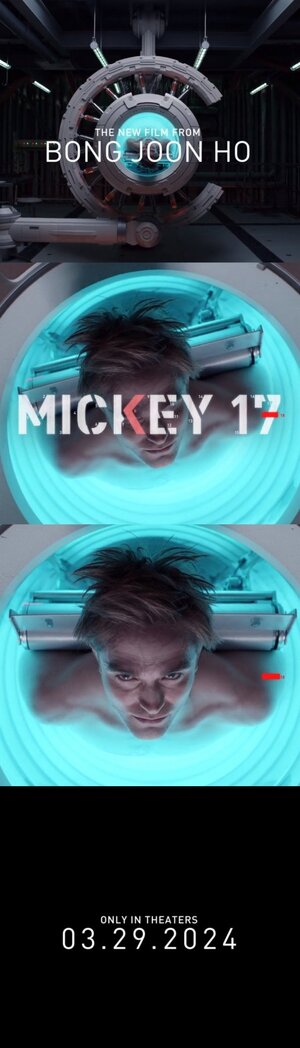 봉준호 새 영화 '미키 17' 개봉 확정-티저 공개