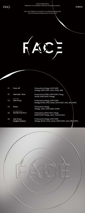 RM also participated in BTS Jimin's first solo album.