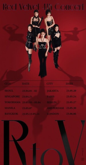 Red Velvet's World Tour to Seoul in April