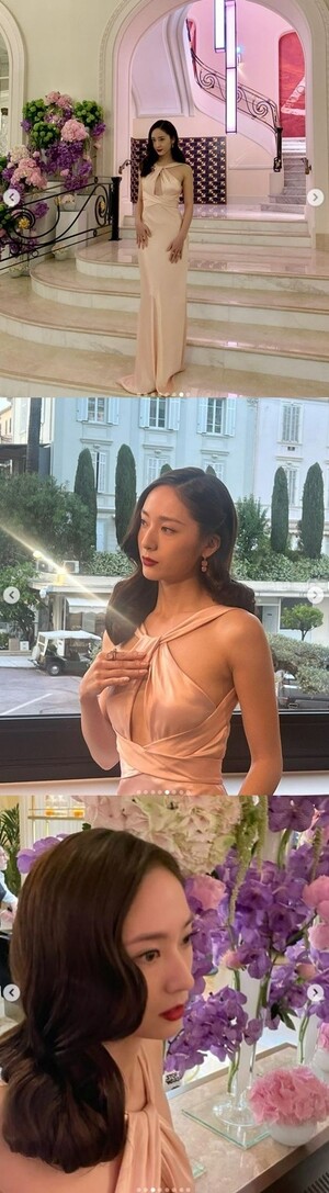 정수정, 칸에서 두드러진 미모+패션 감각 회상