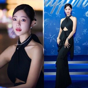 클라라, 언더붑 드레스 차림 요염한 자태