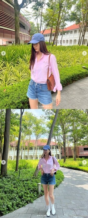 정수정, 싱가포르에서 뽐낸 완벽한 영화배우 분위기