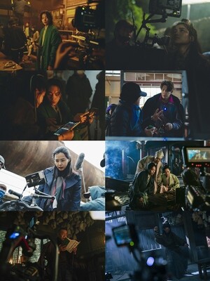 '외계+인' 2부 류준열X김태리X김우빈, 칼 간 현장