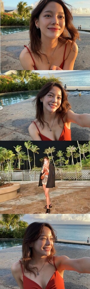 김세정, 괌 해변에서 뽐낸 글래머 몸매