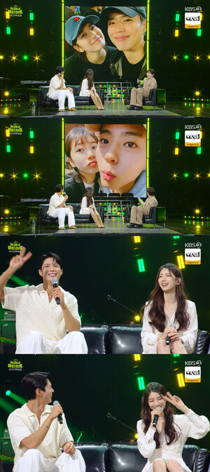 수지·박보검, 커플 샷 비하인드+듀엣 입맞춤 호흡