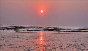 춘장대 석양 [김철홍 칼럼]