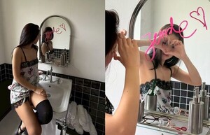 블랙핑크 제니, 파격적인 노출 란제리 화보