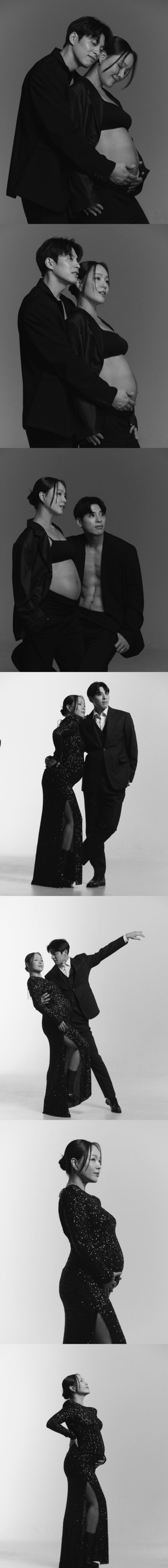 44살 임산부 임정희, 발레리노 남편과 만삭 화보