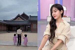 핑클 성유리, 남편 석방 후 쌍둥이 딸 공개