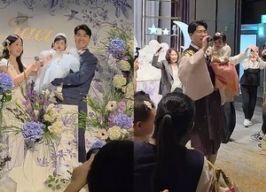 박수홍+김다예 딸 재이, 성대한 돌잔치